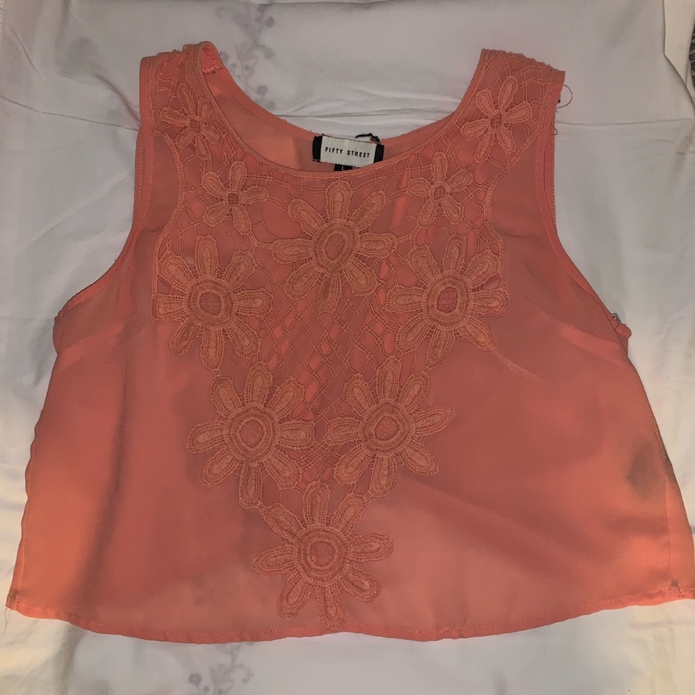 ☀️Pinky crop top☀️